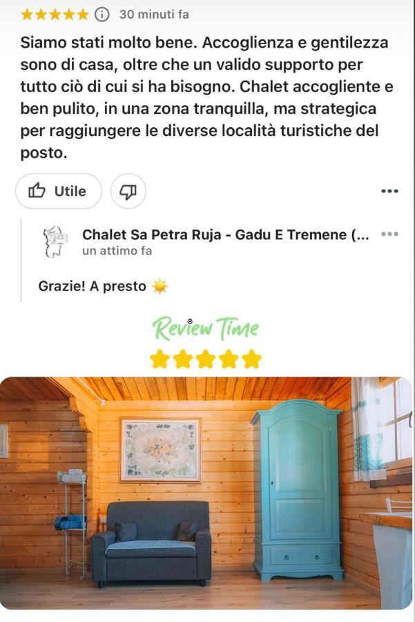 Chalet Sa Petra Ruja - Gadu E Tremene Siniscola Ngoại thất bức ảnh